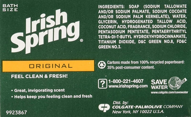 Irish Spring صابون ديتول الأصلي من إيريش سبرينغ، 3.20 أونصة، 2 قطعة - Image 3